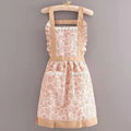 Axyaa Floral Kitchen Apron with Pocket - Sleeveless & Breathable