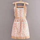 Axyaa Floral Kitchen Apron with Pocket - Sleeveless & Breathable