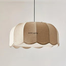 Axyaa Wavy Fabric Pendant Light: Nordic Style Chandelier for Bedroom & Restaurant decor