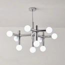 Axyaa Stainless Steel LED Pendant Chandelier for Home & Office