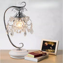 Axyaa Iron Art Desk Lamp LED Dimmable Nordic Modern Luxury Crystal Table Light