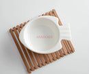 Axyaa White Ceramic Fish Bowl for Kids: Multipurpose Dessert & Seasoning Bowl