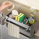 Axyaa Sink Caddy Set with Drainboard and Sponge Holder