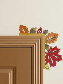 Fall Leaves Wooden Door Topper by Axyaa - Festive Home Decor