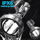 Axya Rechargeable LED Flashlight: Powerful Waterproof Work Light for Camping