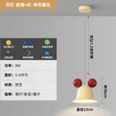 Axyaa Minimalist Small Bell Bedside Chandelier Modern Wind Milk Bean Creative Bedroom Light