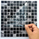 Axyaa Kitchen Bathroom Mosaic Tile Sticker Splashback Decoration Self-Adhesive Wall Panel