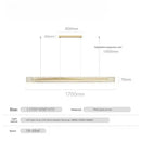 Axyaa Modern Black Linear Glass Chandelier for Dining Room and Kitchen Island