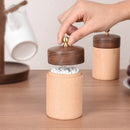 Axyaa Solid Wood Toothpick and Cotton Swab Box – High-End and Convenient