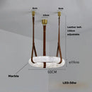 Axyaa Minimalist Marble Pendant Light for Living & Dining Room