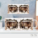Axyaa Bookshelf Ceramic Mug Cup Collection - 7 Creative Designs