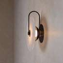 Axyaa Marble Wall Lamp: Nordic Postmodern Circular Lighting for Living Room, Bedroom, Study