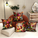 Axyaa Christmas Tree Bell Pattern Luminous Pillowcase - Festive Home Decor & Gift