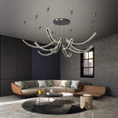 Modern Pendant Lights for Dining Room - Axyaa Ceiling Chandeliers LED Indoor Lighting