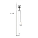 Axyaa Glass Ball Vertical Chandelier - Nordic Geometric Pendant Light