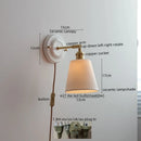 Axyaa Nordic Ceramic LED Wall Lights for Bedroom Living Room Decoration