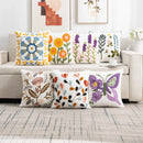 Axyaa Embroidery Pillowcase Set | 45X45 Cotton Throw Pillow Cover