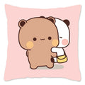 Cute Panda Bears Printed Pillow Case for Sofa Decoration by Axyaa