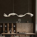 Axyaa Wave Acrylic LED Pendant Lights for Dining Room and Kitchen