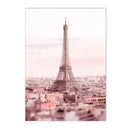 Axyaa Paris Tower Coffee Old Car Canvas Art Nordic Posters Bedroom Wall Decor