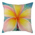 Axyaa Natural Flower Bird Linen Cushion Cover ��� Decorative Pillow Cases