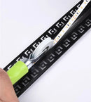 Axyaa LED Strip Light Installation Tool: Rubber Wheel Handle Roller for Aluminum Profile Clamp.