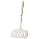 Silicone Wide Spatula with Wooden Handle by Axyaa - Non-Stick Cooking Tool