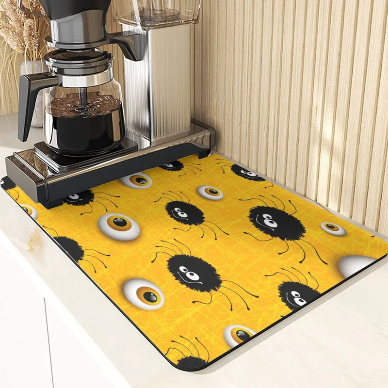 Axyaa Halloween Pumpkin Silicone Table Mat Set