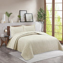 Axyaa Cotton Quilted Bed Cover Set, American Simple Washed Cotton Bedding, Three-Piece Home Textile