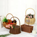 Axyaa Imitation Rattan Storage Baskets: Multi-Purpose Organizer for Home, Kitchen, and Picnic