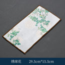 Axyaa Chinese Painted Tea Napkin Tea Ceremony Towel Placemat Set