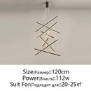 Axyaa LED Chandelier for Stair Hall Bedroom Room, Modern Indoor Lighting Fixture