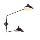Axyaa Industrial Style Rocker Arm Wall Lamp with Open Teeth and Claws