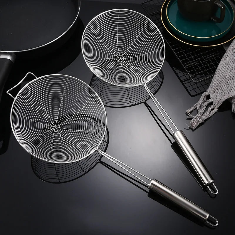 Axyaa Stainless Steel Food Skimmer Colander for Hot Pot and Dumplings