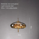 Axyaa Glass Pendant Lamp Chandelier Ceiling Fixture Suspended Lighting