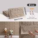 Axyaa 3D Stereo Rock Brick Wall Stickers | Self-Adhesive Slate Tiles | Indoor/Outdoor Décor