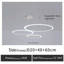 Axyaa Modern Living Room Chandelier LED Indoor Lighting Bedroom Decor