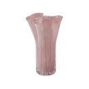 Axyaa Crinkle Glass Vase: Luxury Living Room Decor Piece