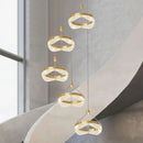Axyaa Nordic Ceiling Pendant Chandelier for Indoor Dining Room Lighting