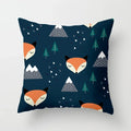 Axyaa Cartoon Animal Cushion Cover 45*45 Sofa Pillowcase Decorative Throw Pillow