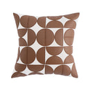 Axyaa Patchwork Faux Leather Cushion Cover 45x45cm Home Decor for Couch, Sofa, Chair