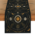 Axyaa Astrology Sun Moon Table Runner for Home Wedding Centerpieces