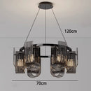 Axyaa Modern LED Pendant Chandeliers for Home Decor and Indoor Lighting