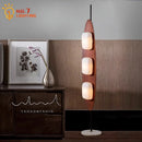 Axyaa Medieval Sailboat LED Floor Lamp, Solid Wood & Marble Base, Vintage Design