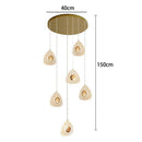 Axyaa Nordic Chandeliers Dining Room Pendant Lights Ceiling Hanging Lamps