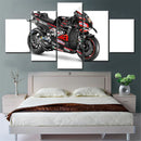 Axyaa Sports Bikes Canvas Wall Art Poster Set for Home Decor