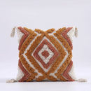 Tufted Rainbow Cushion Cover for Home Decor Axyaa Brand