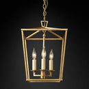 Axyaa Metal Frame Birdcage Pendant Lights Chandelier, LED Indoor Corridor Lamp
