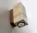 Axyaa Yellow Cave Stone Wall Lamps: Japanese Style Lighting for Living Room and Bedroom