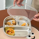 Axyaa Stainless Steel Divided Lunch Box 3/4 Compartment Container